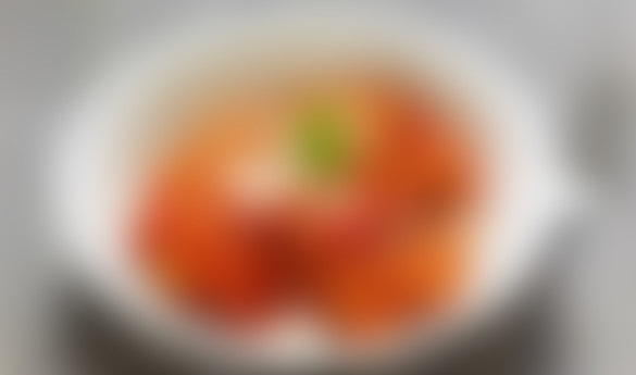 Tomato and red pepper risotto
