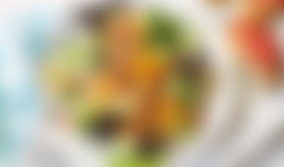 Spanish chicken and orange salad