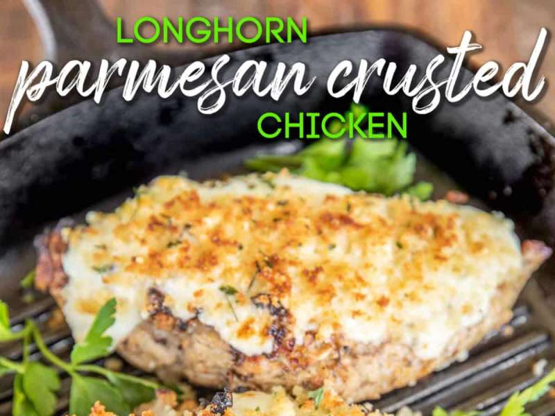 Longhorn Garlic Parmesan Chicken Printable Recipe