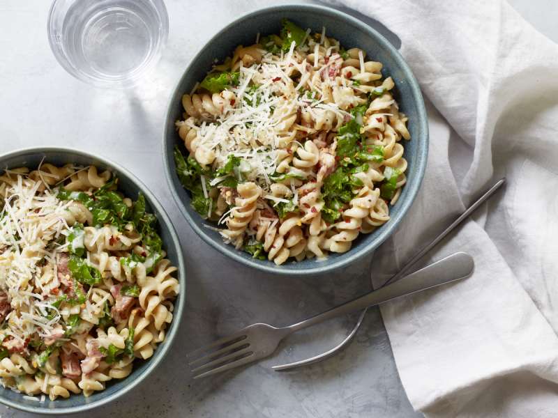 Bacon and kale pasta Recipe - Whisk