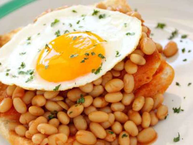 Poached Egg With Baked Beans On Toast Recipe Whisk