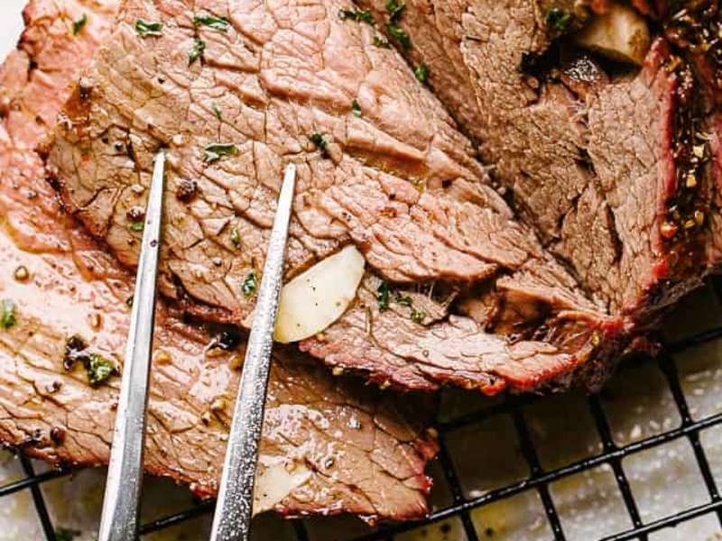 Rosemary Garlic Roast Beef Recipe Whisk