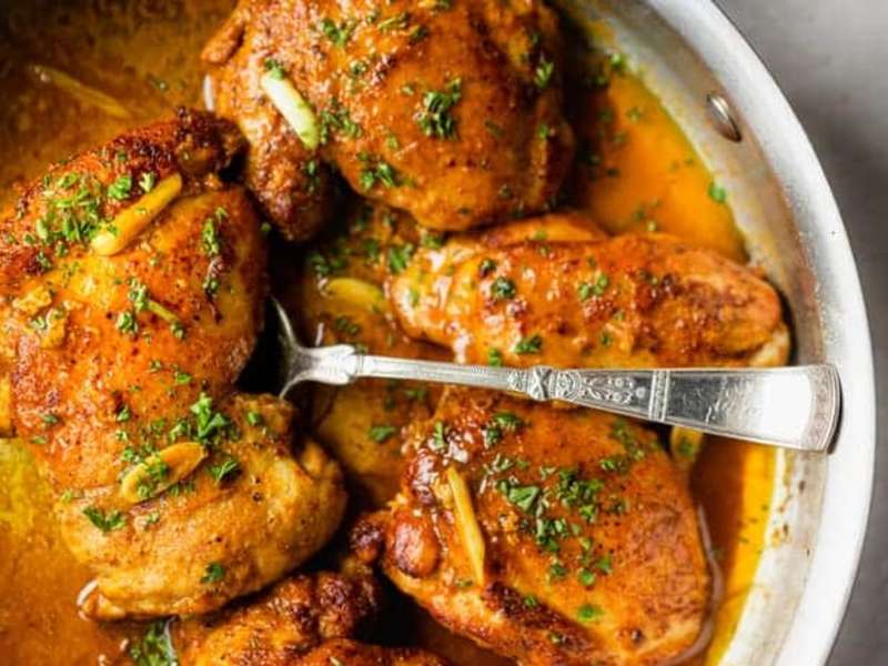 Pan Seared Chicken Thighs Recipe Whisk