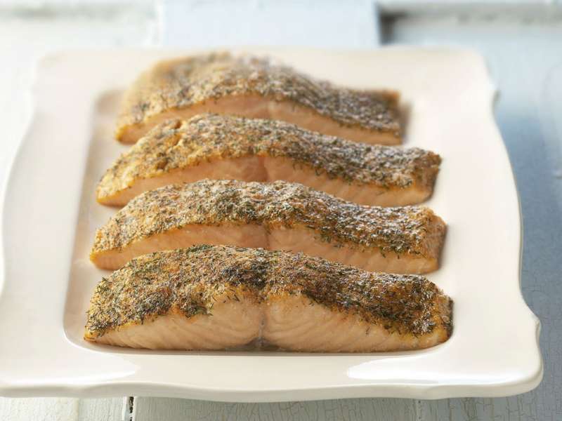 Baked Crusted Salmon Recipe - Whisk