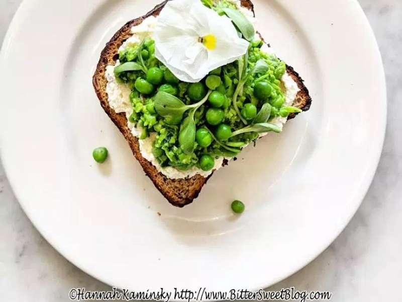 Spring Pea Toast Recipe Whisk
