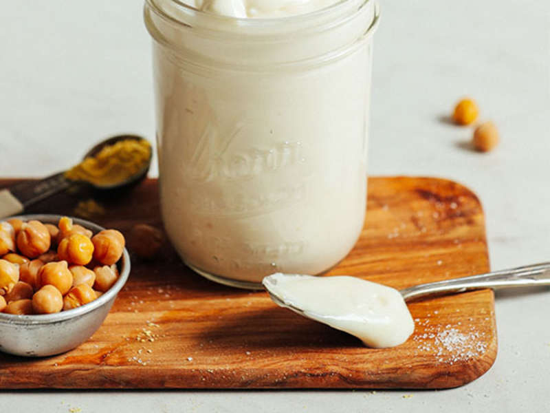 Easy Vegan Aquafaba Mayo Recipe Whisk