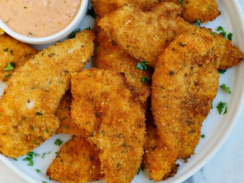Air Fryer Crispy Chicken Strips Recipe Whisk