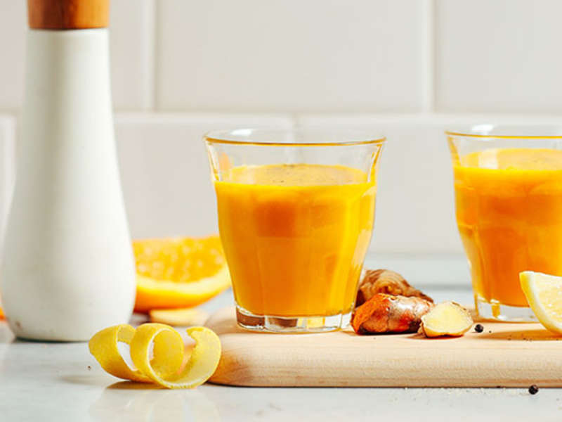 Lemon Ginger Turmeric Wellness Shots Recipe Whisk