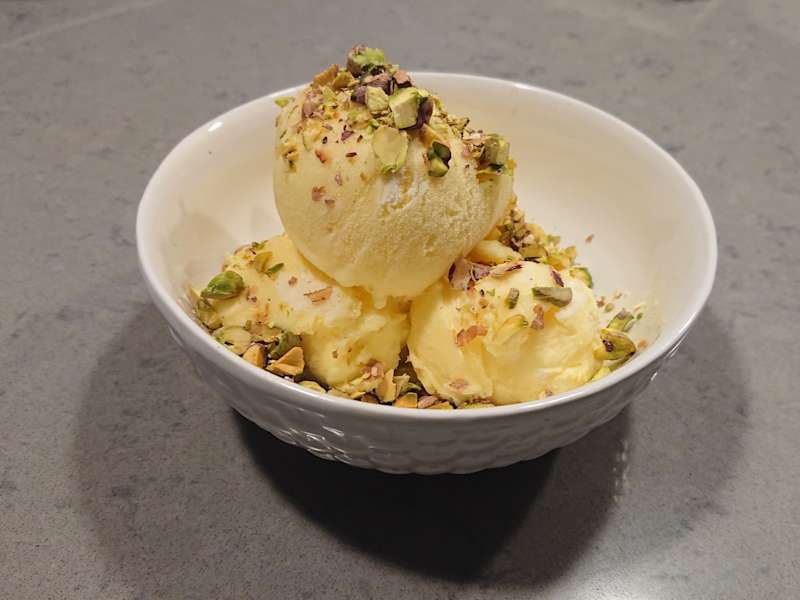 Traditional Persian Ice cream Recipe Whisk