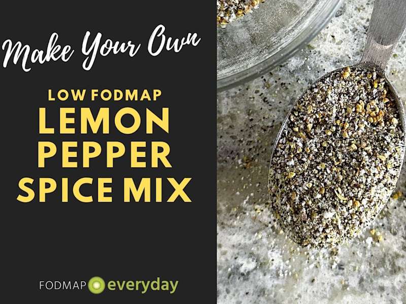 Low FODMAP Lemon Pepper Seasoning Recipe Whisk