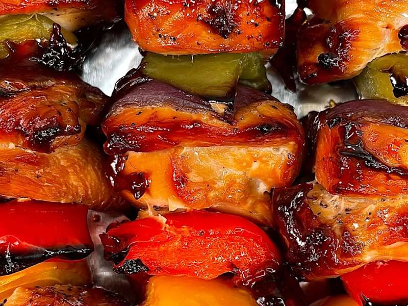 Oven “Grilled” Chicken Kebabs Recipe Whisk