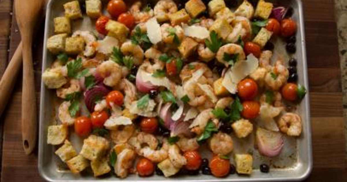 Sheet Pan Shrimp Puttanesca Recipe Whisk Sheet Pan Shrimp Puttanesca Recipe Whisk