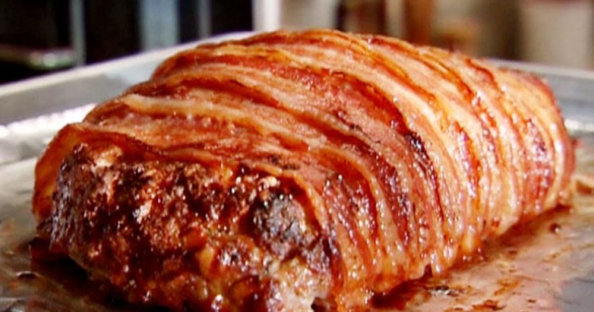 Bacon Wrapped Meatloaf Recipe Whisk