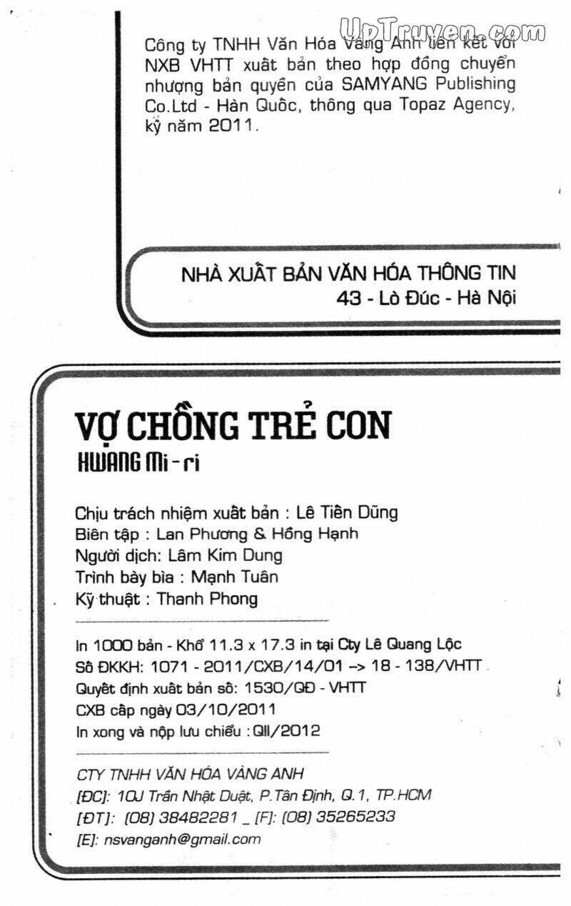 Vợ Chồng Trẻ Con Bản Đẹp Chapter 1 - Trang 2