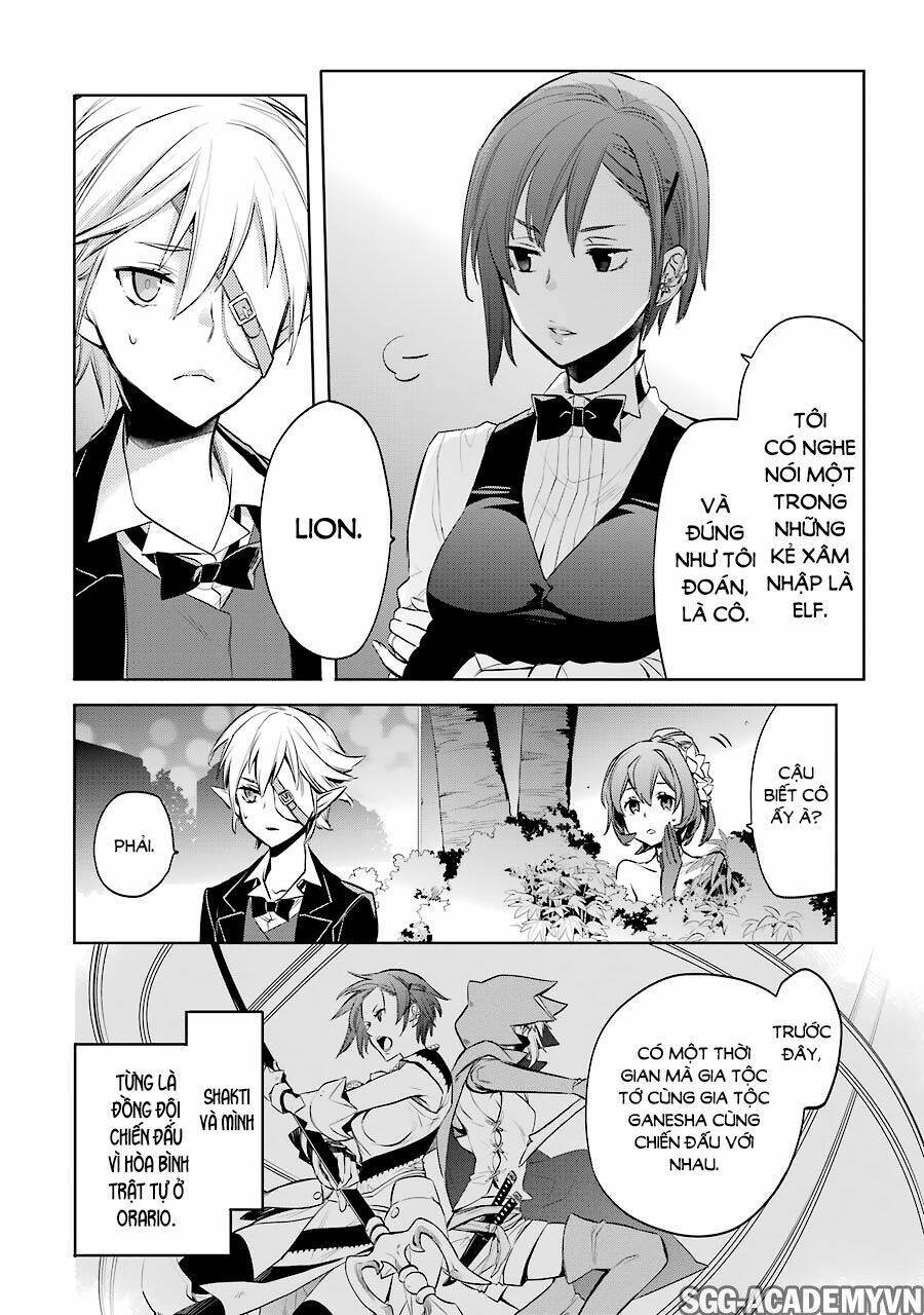 dungeon ni deai o motomeru no wa machigatte iru darou ka: familia chronicle episode ryu chapter 9: elf của quán hostess of fertility. - Trang 2