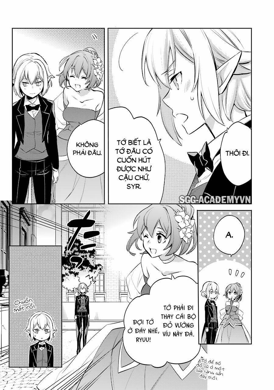 dungeon ni deai o motomeru no wa machigatte iru darou ka: familia chronicle episode ryu chapter 9: elf của quán hostess of fertility. - Trang 2