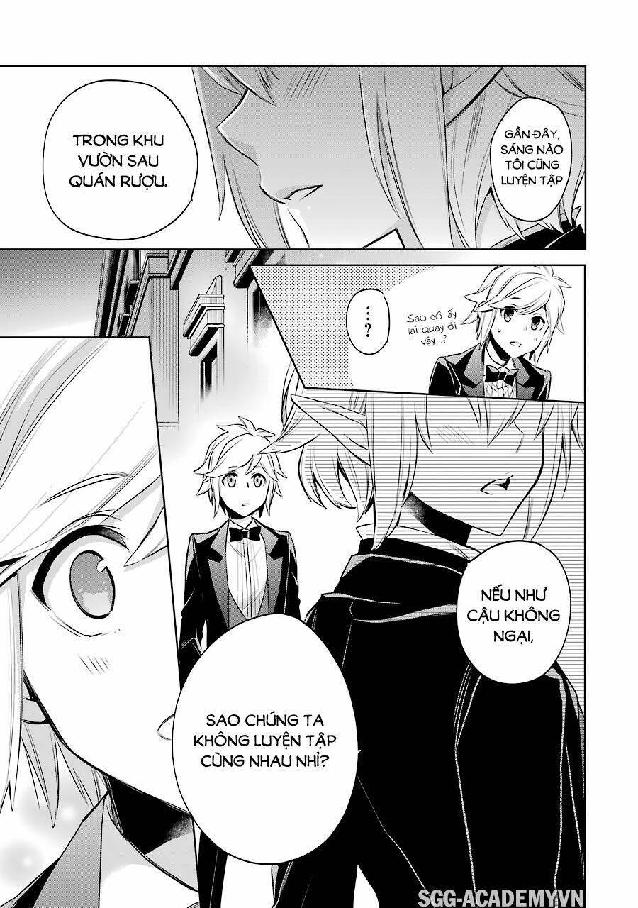 dungeon ni deai o motomeru no wa machigatte iru darou ka: familia chronicle episode ryu chapter 9: elf của quán hostess of fertility. - Trang 2