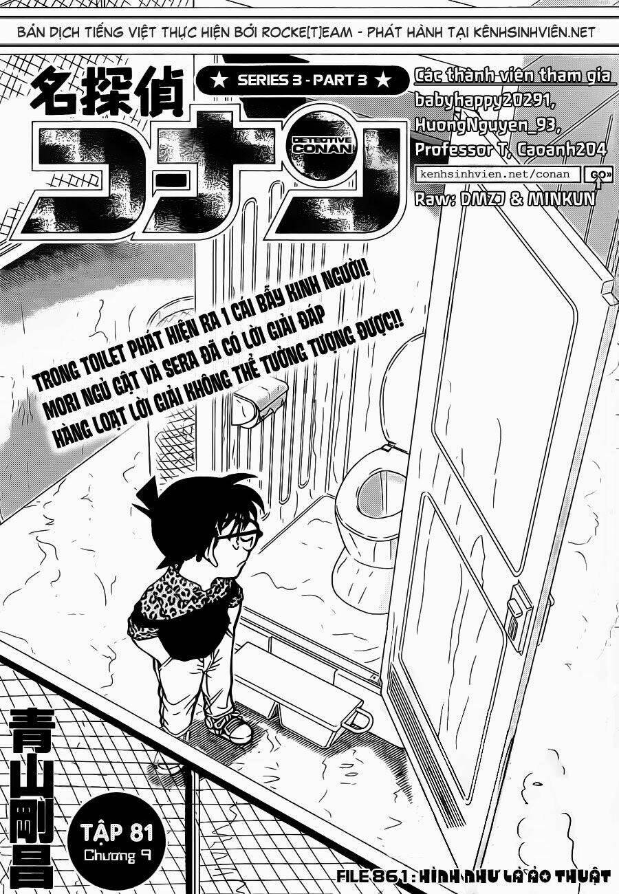 thám tử conan chapter 861 - Trang 2