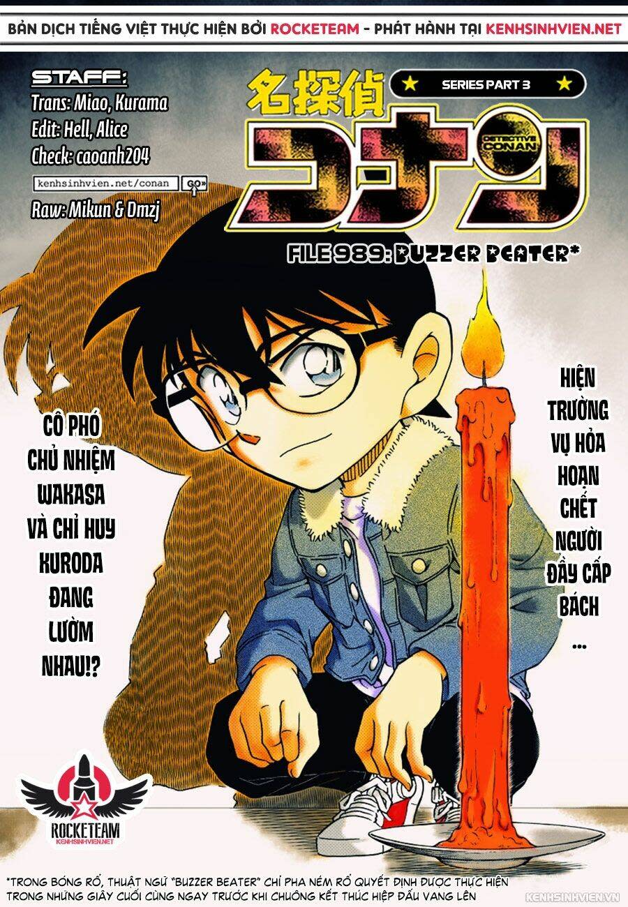 thám tử conan chapter 989 - Trang 2