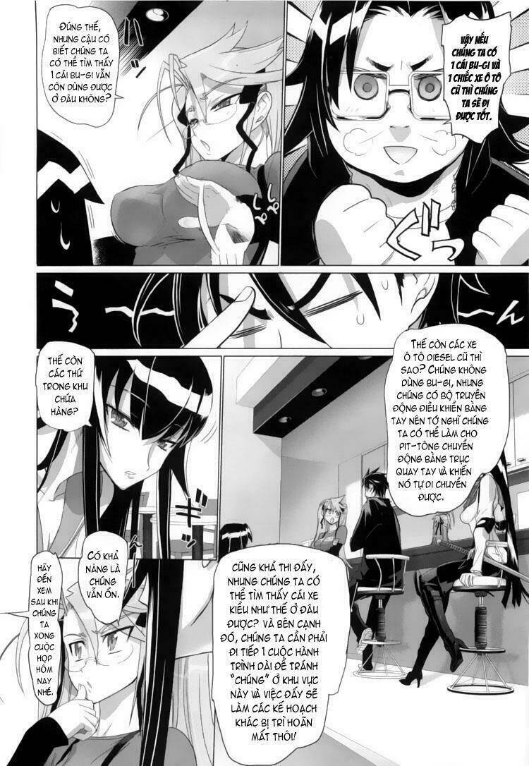 highschool of the dead chapter 19: - lá cờ của cái chế ... - Next chapter 20: - máu và người chết ...