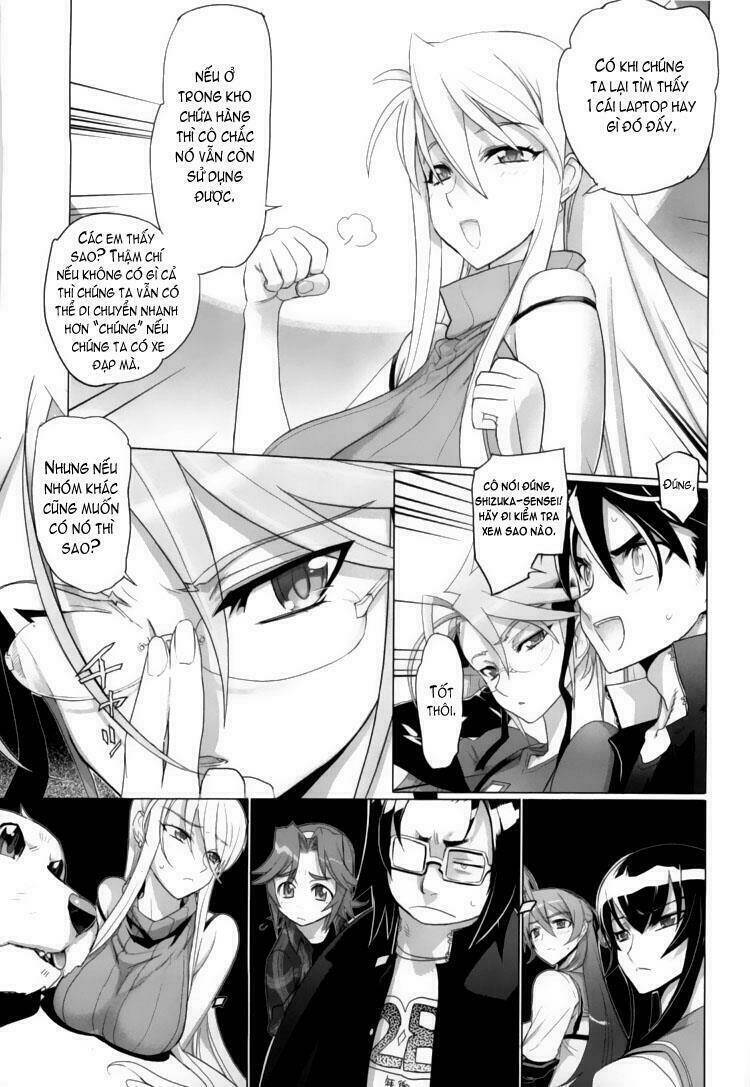 highschool of the dead chapter 19: - lá cờ của cái chế ... - Next chapter 20: - máu và người chết ...