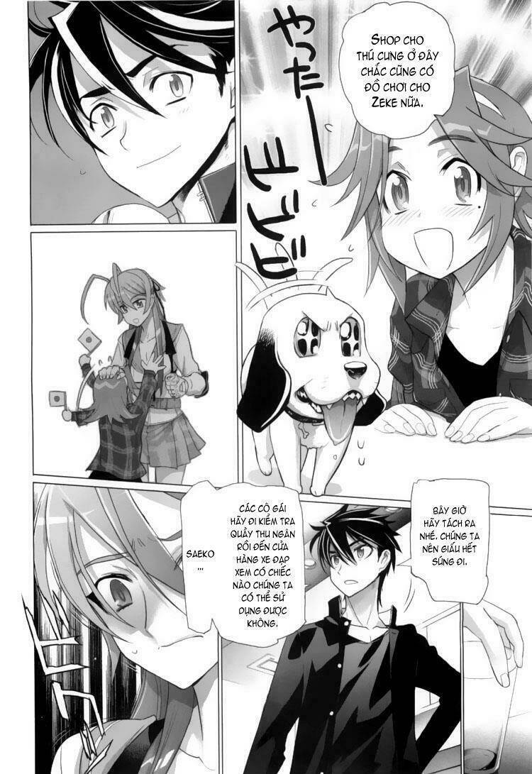 highschool of the dead chapter 19: - lá cờ của cái chế ... - Next chapter 20: - máu và người chết ...