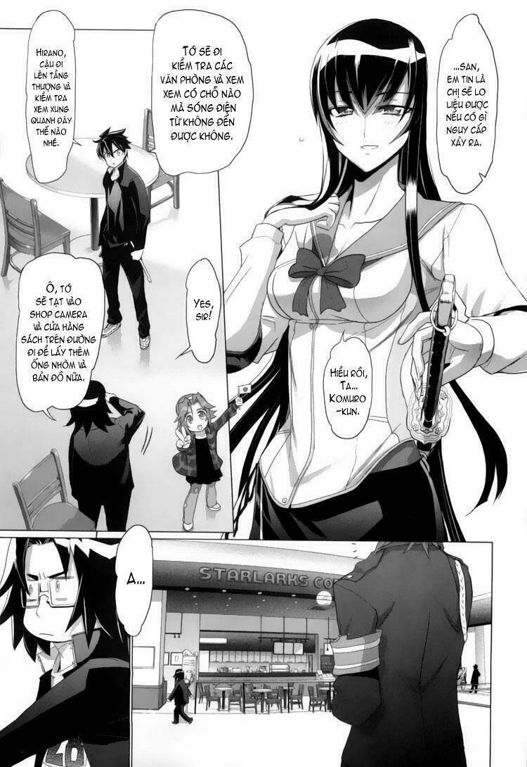 highschool of the dead chapter 19: - lá cờ của cái chế ... - Next chapter 20: - máu và người chết ...