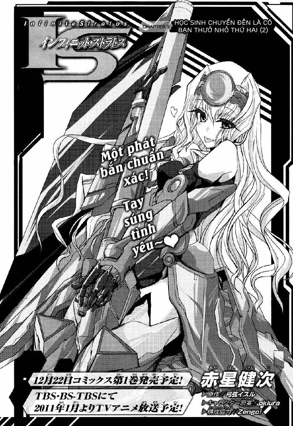 Infinite Stratos Chapter 5: - Học sinh chuyển đến là c ... - Trang 2