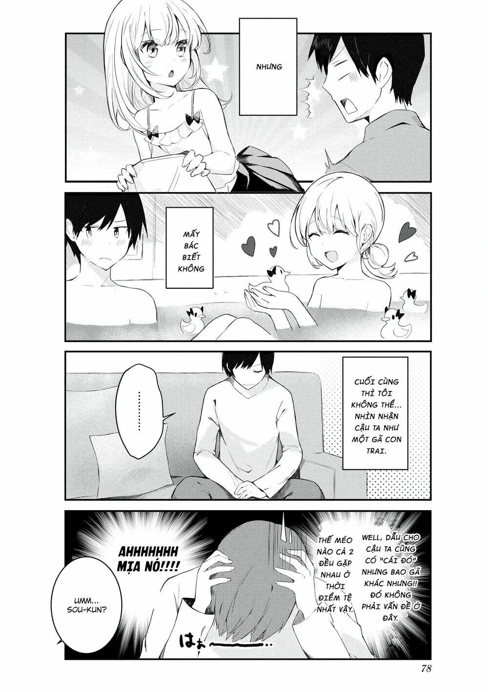 SUKI Koso MOMO No Jyouzunare! Chapter 6: Chuyện khó xử - Trang 2