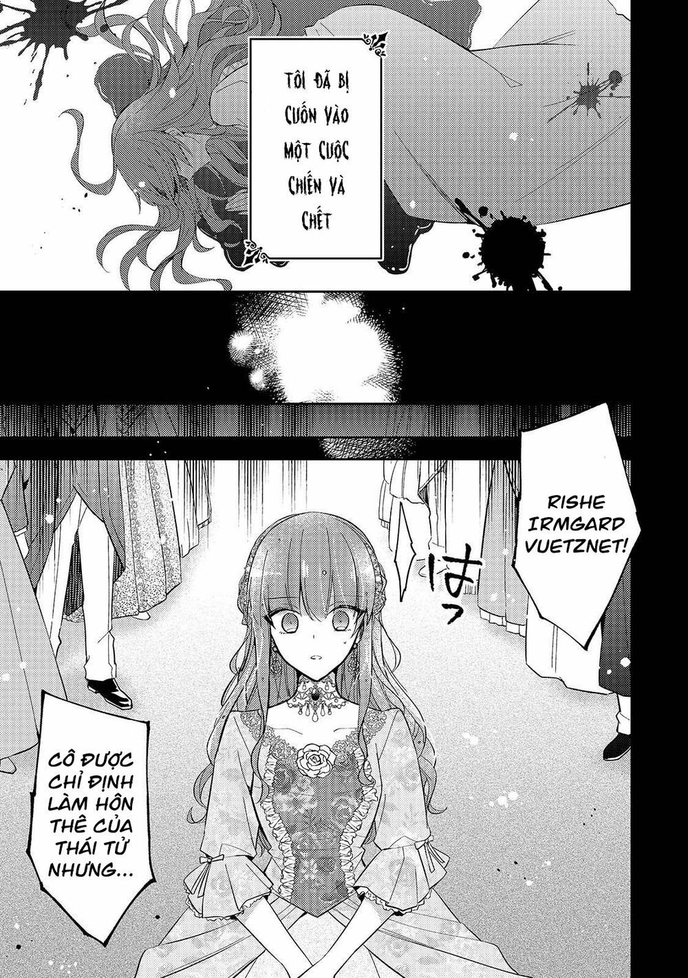 loop 7-kaime no akuyaku reijou wa, moto tekikoku de juukimama na hanayome seikatsu o mankitsu suru Chapter 0 - Trang 2