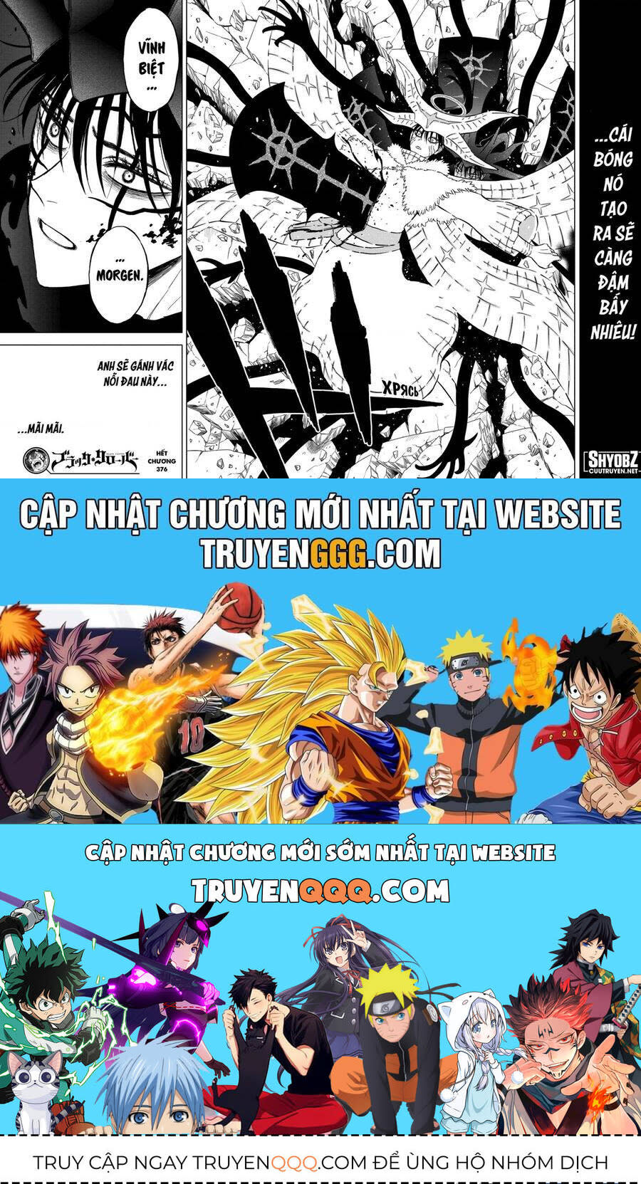 black clover - thế giới phép thuật Chapter 376 - Next 