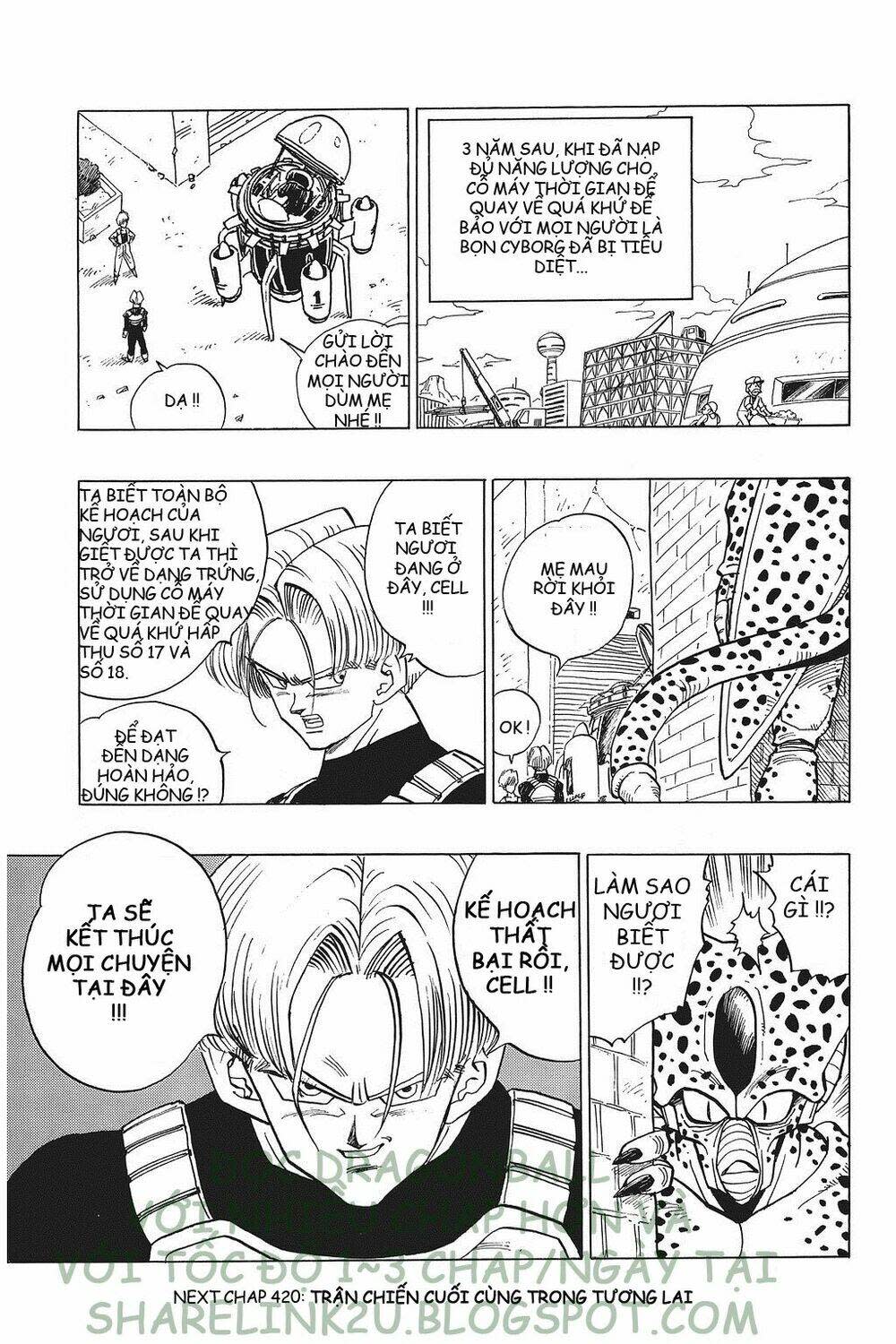 Dragon Ball - Bảy Viên Ngọc Rồng Chapter 419 - Next Chapter 420