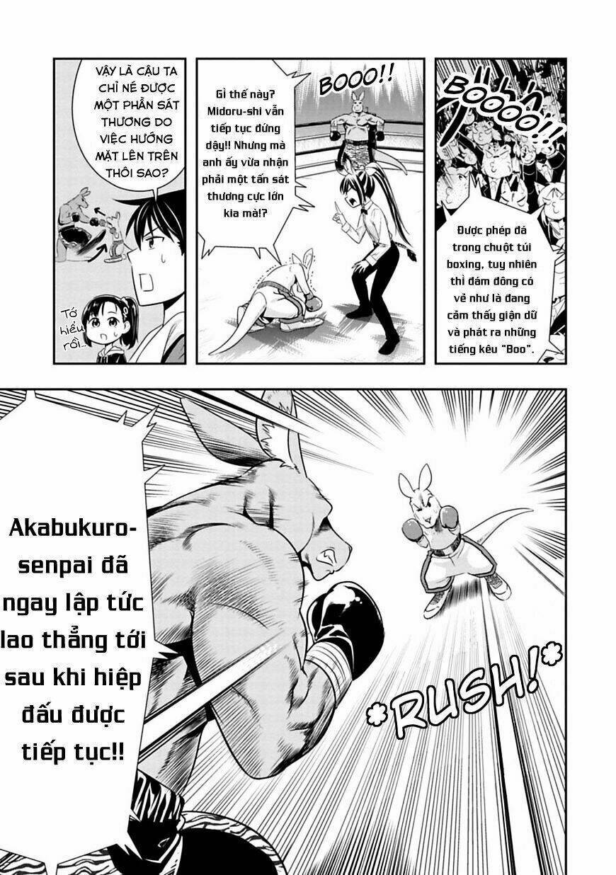 murenase! shiiton gakuen chapter 31: chuột túi boxing (phần 4) - Trang 2