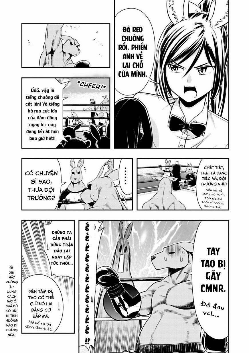 murenase! shiiton gakuen chapter 31: chuột túi boxing (phần 4) - Trang 2