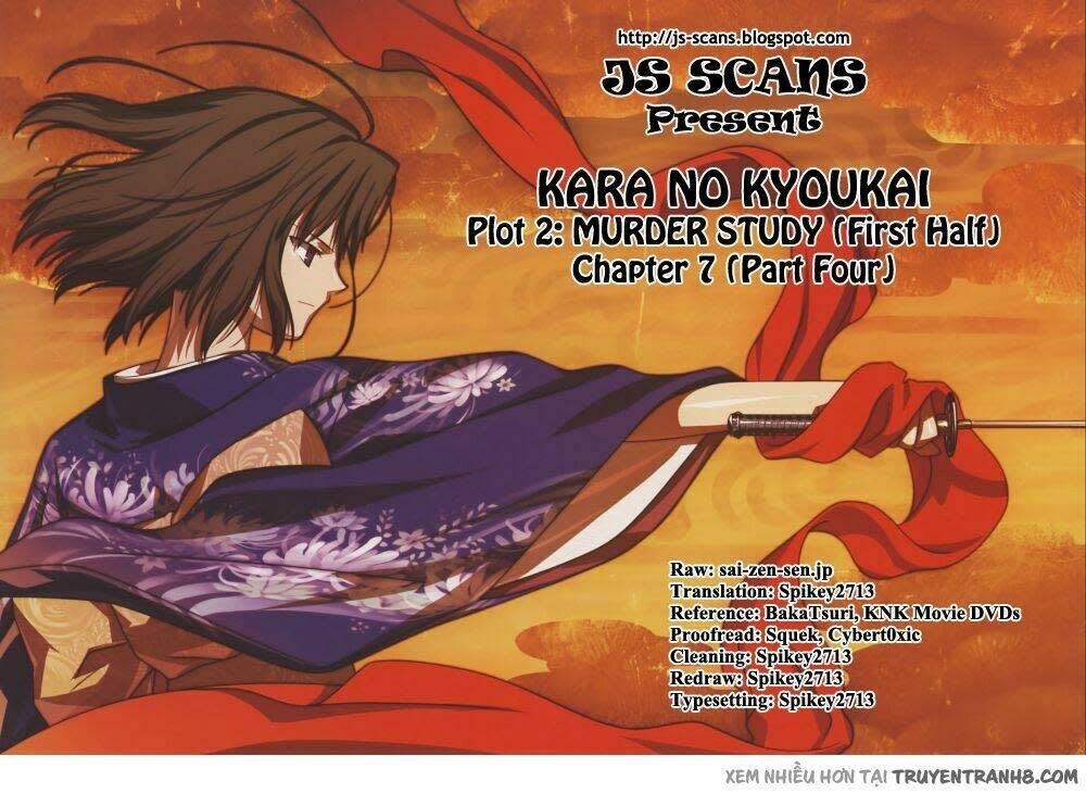 Kara No Kyoukai - The Garden Of Sinners Chapter 7 - Next Chapter 8