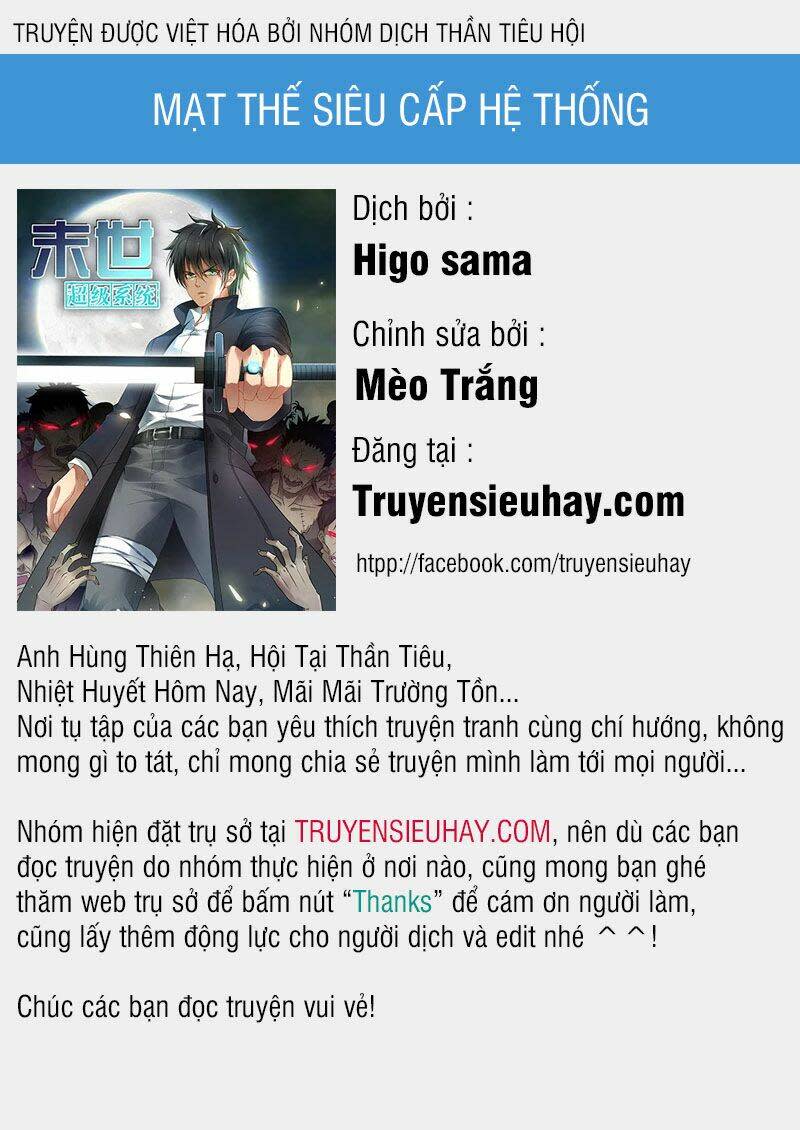 mạt thế siêu cấp hệ thống chapter 32 - Trang 2