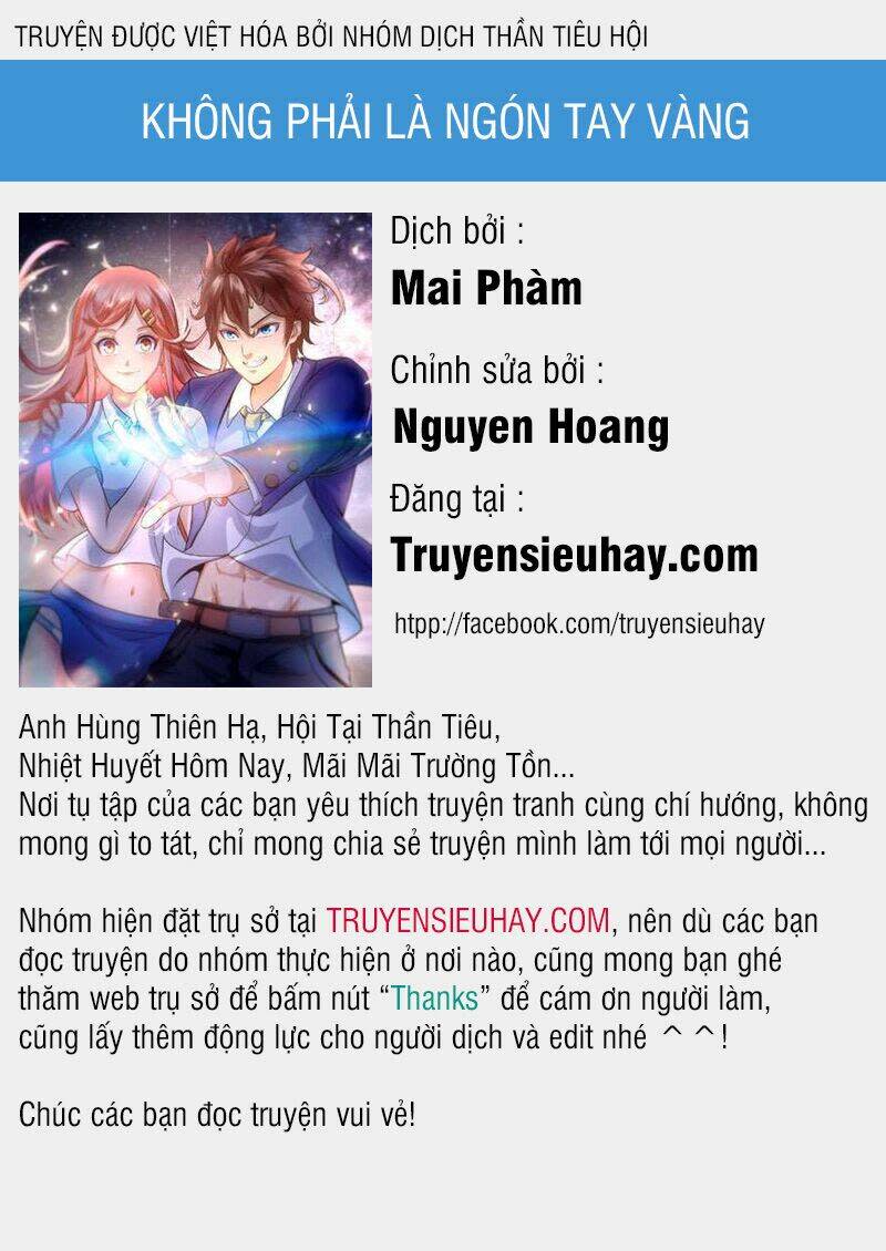 không phải ngón tay vàng chapter 23 - Next chapter 24