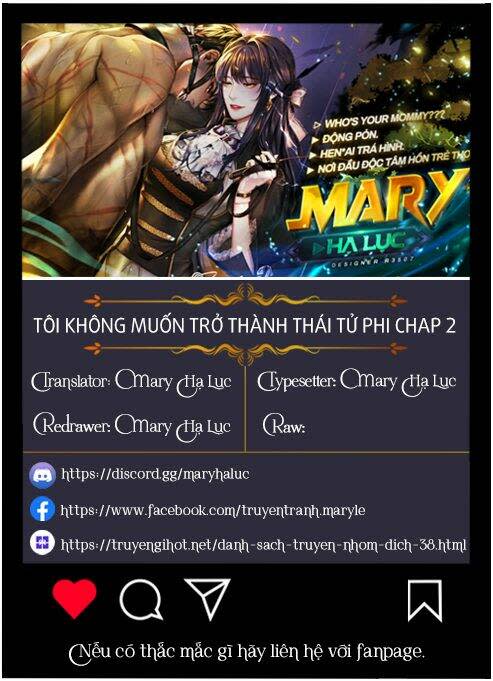 tôi không muốn trở thành thái tử phi đâu chapter 2.1 - Next chapter 2.2