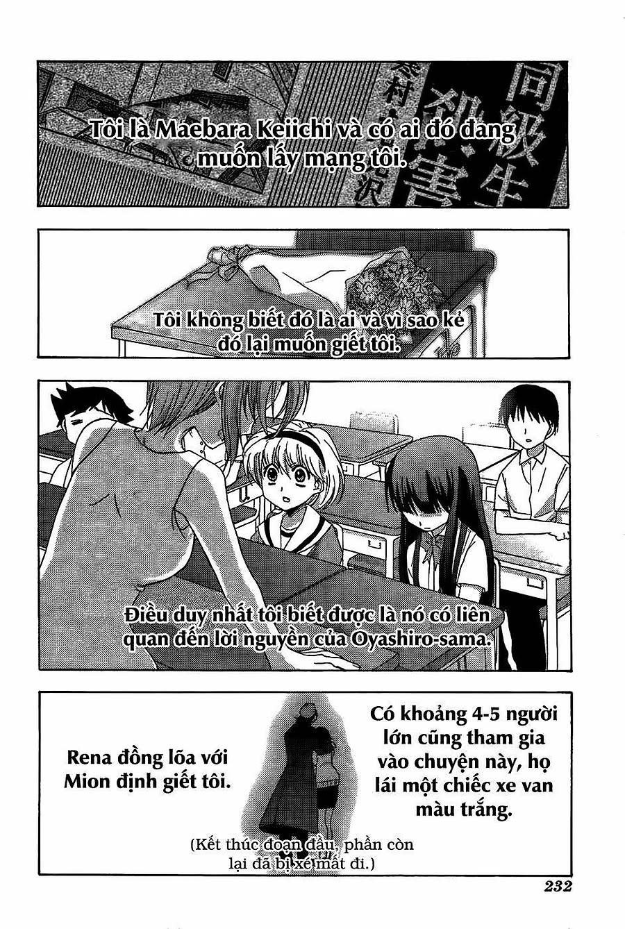 Higurashi No Naku Koro Ni - Onikakushi-Hen Chapter 11 - Trang 2