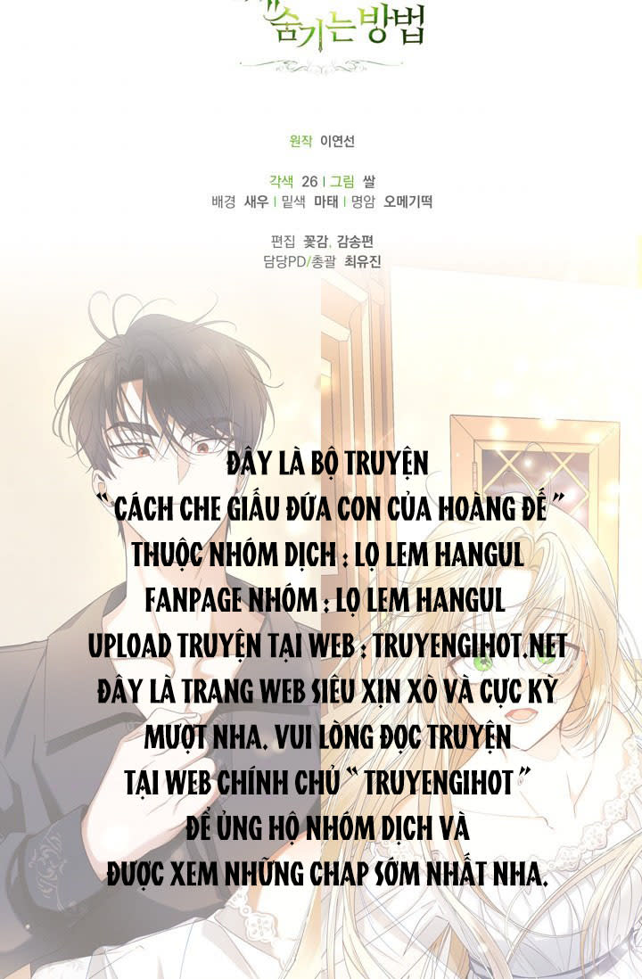 Cách che giấu đứa con của hoàng đế Chap 20 - Next Chap 21