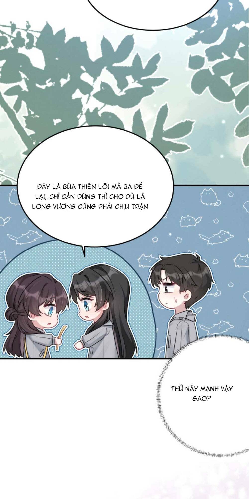 đứng yên! em gái chúng tôi nói trên đầu bạn có quỷ. chapter 149 - Trang 2