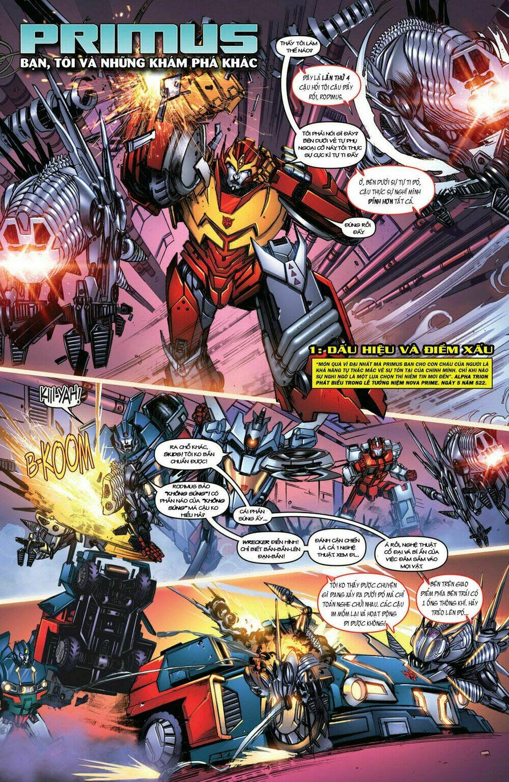 The Transformers: More Than Meets The Eye Chapter 7.1 - Next Chapter 8