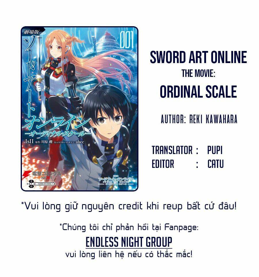 sword art online - ordinal scale chương 1 - Trang 2