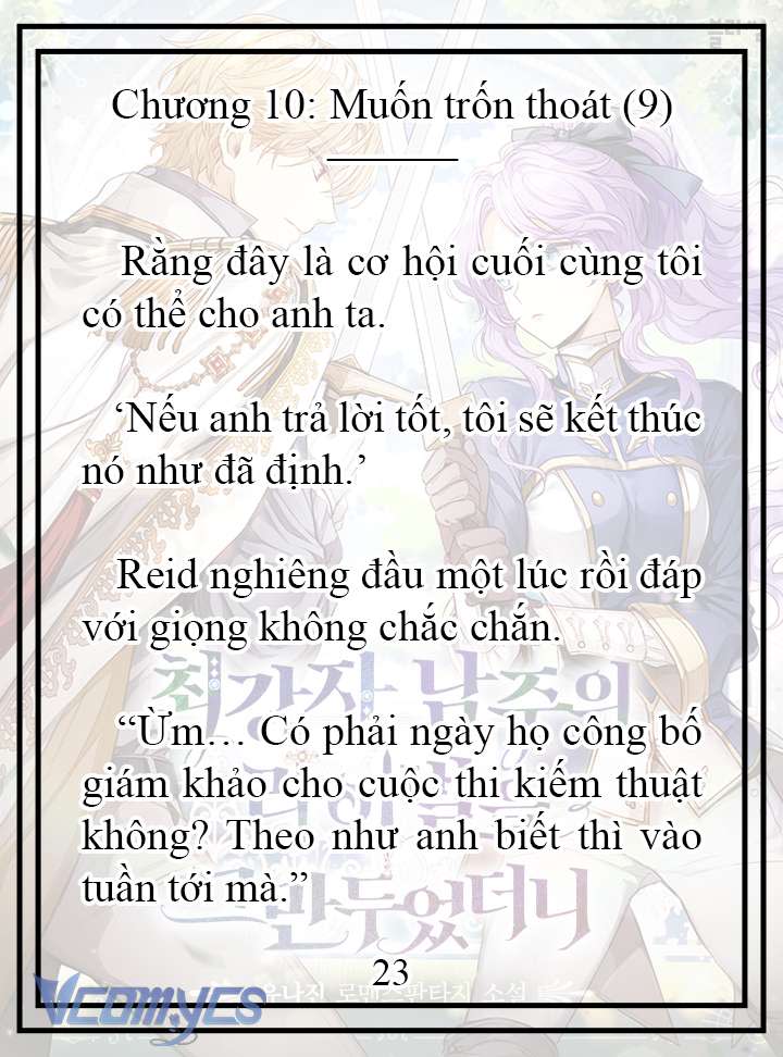 [novel] tôi không còn là đối thủ của nam chính Chương 10 - Trang 2