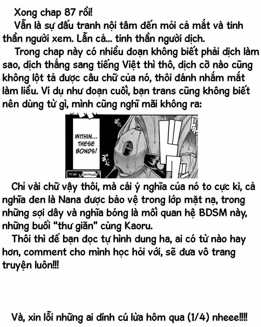 nana to kaoru chapter 87: hình dáng của nana - Trang 2