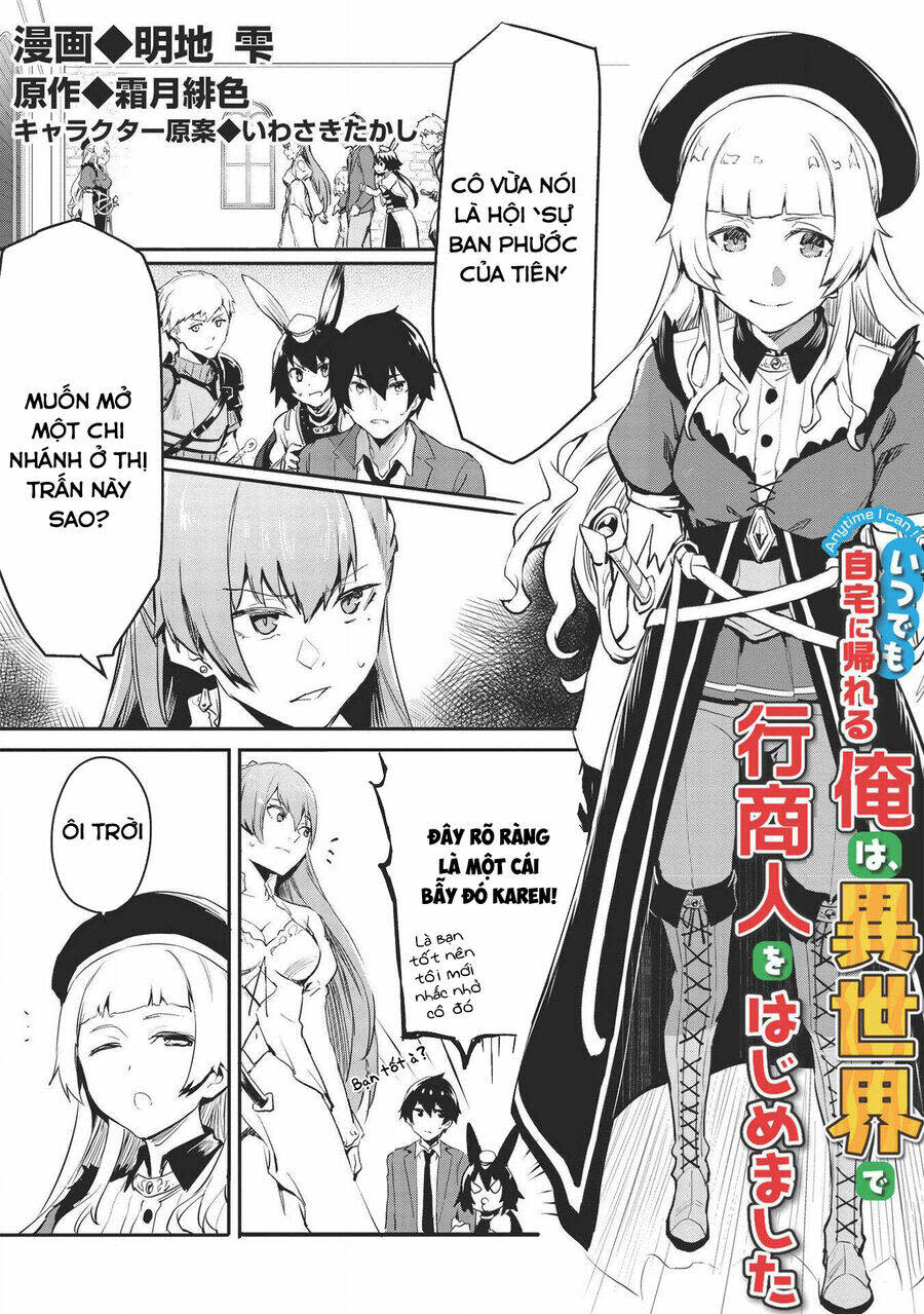 itsudemo jitaku ni kaerareru ore wa, isekai de gyoushounin o hajimemashita chapter 17 - Trang 2