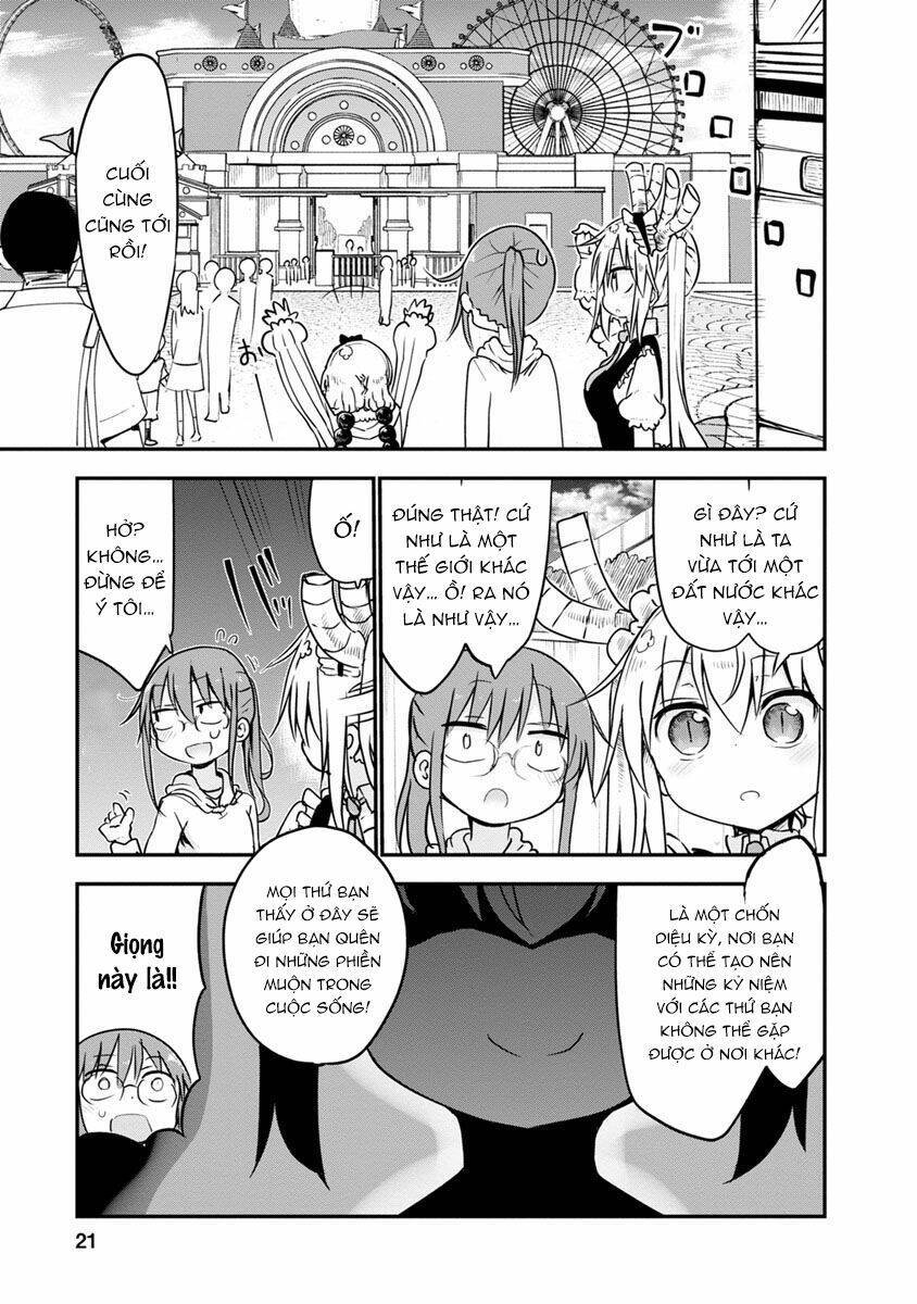 cuộc sống trả ơn của nàng rồng tohru! chapter 50: \"tooru và công viên giải trí\" - Next chapter 51: \"iruru và công việc bán thời gian (phần 1)\"