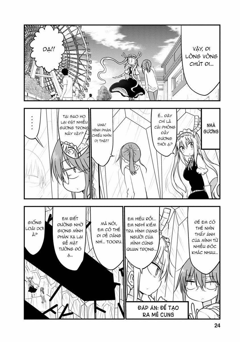 cuộc sống trả ơn của nàng rồng tohru! chapter 50: \"tooru và công viên giải trí\" - Next chapter 51: \"iruru và công việc bán thời gian (phần 1)\"