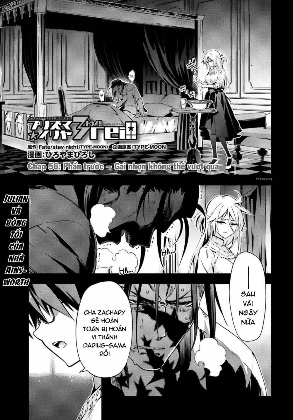 fate/kaleid liner prisma illya drei! chapter 56: phần trước - gai nhọn không thể v - Trang 2