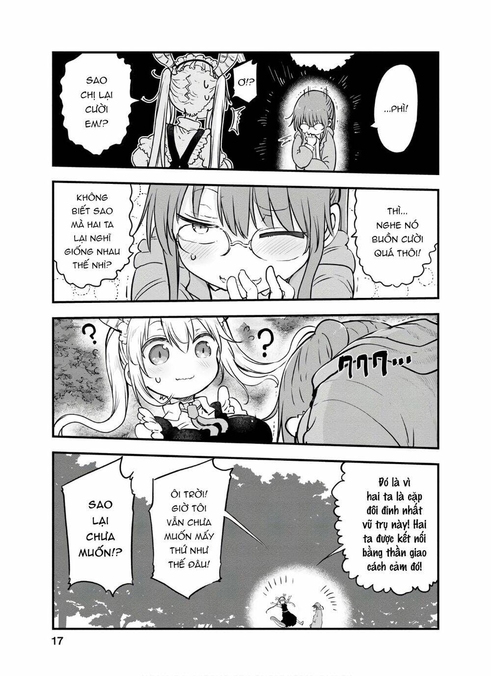 cuộc sống trả ơn của nàng rồng tohru! chapter 88: \"kobayashi và giọng nói\" - Next chapter 89: \"iruru và tình yêu (?)\"